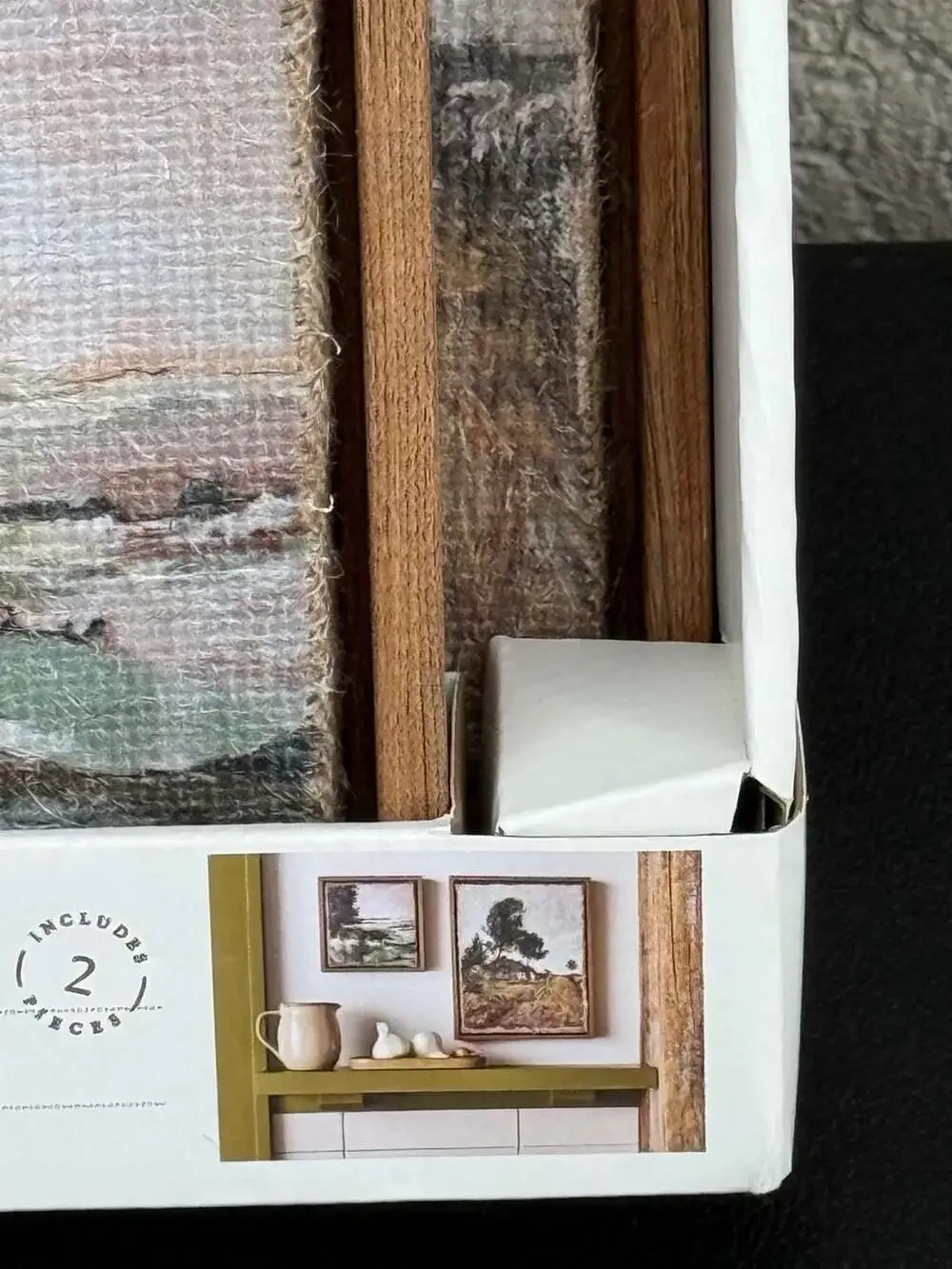 Hearth & Hand with Magnolia 2-Piece Landscape Burlap Wall Art Set
